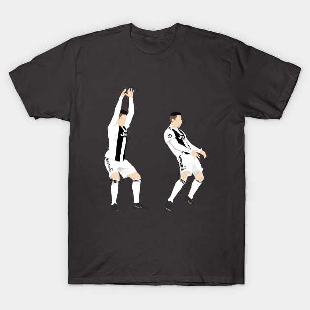 Cristiano Ronaldo Vs Diego Simeone T-Shirt by StonedDesigner